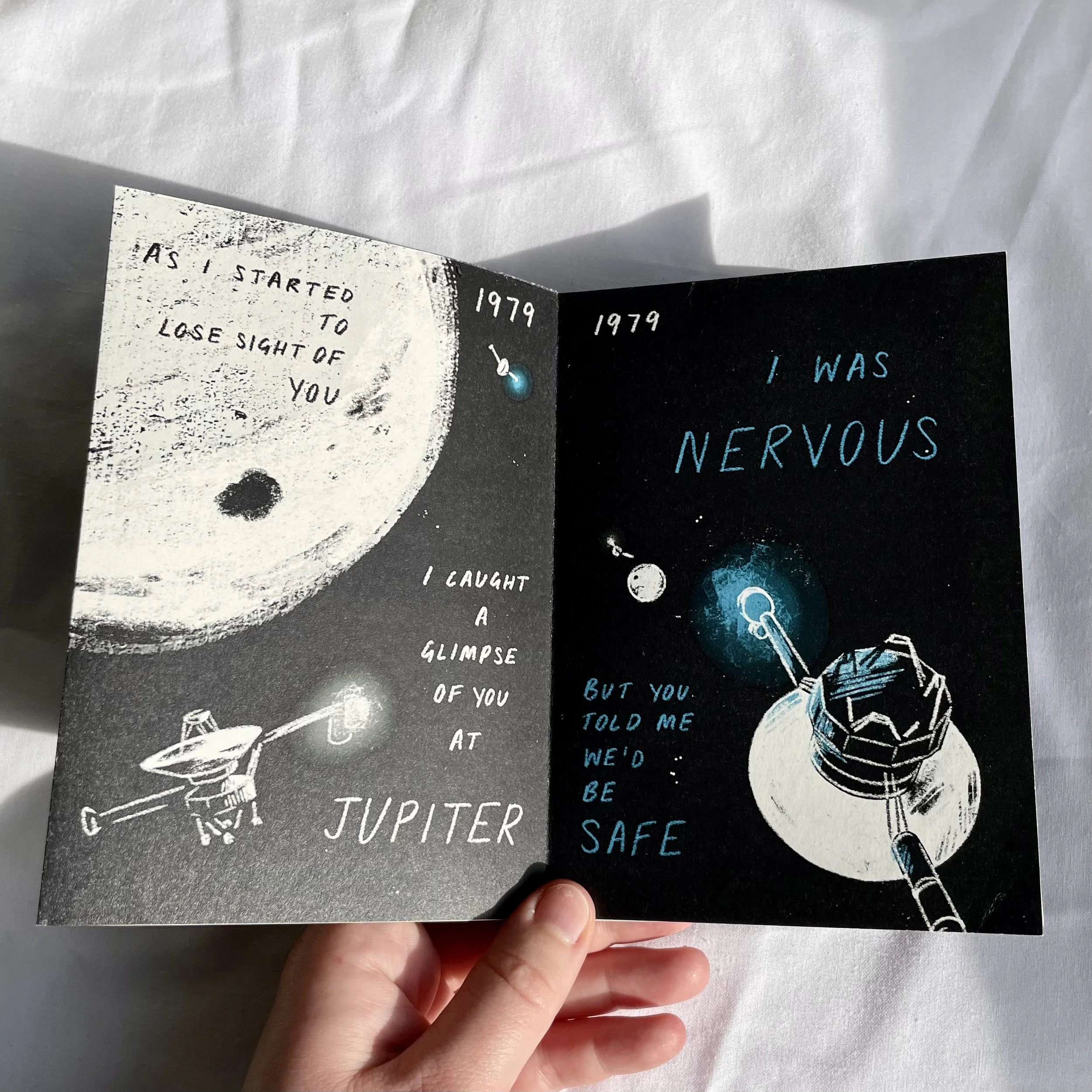 VOYAGERS A6 folded zine — Madzillus
